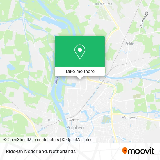 Ride-On Nederland Karte