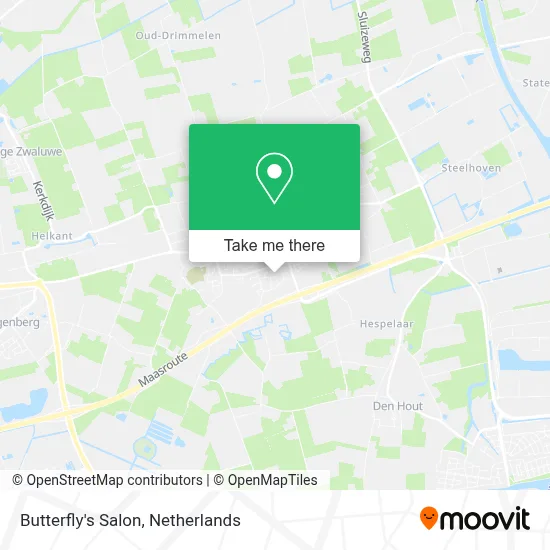 Butterfly's Salon map