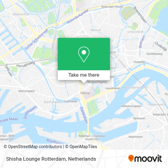 Shisha Lounge Rotterdam map