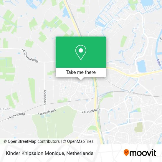 Kinder Knipsalon Monique map