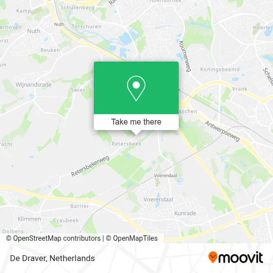 De Draver map
