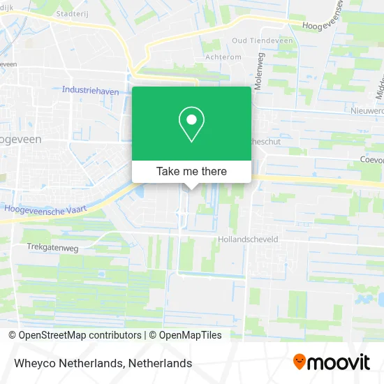 Wheyco Netherlands map