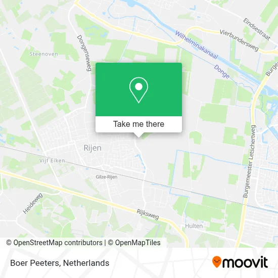 Boer Peeters map