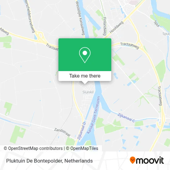 Pluktuin De Bontepolder map