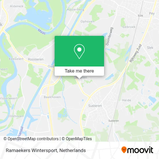 Ramaekers Wintersport map