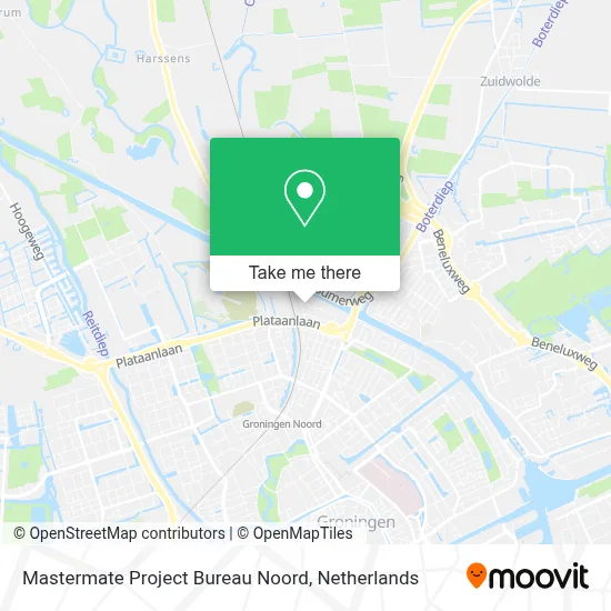 Mastermate Project Bureau Noord map
