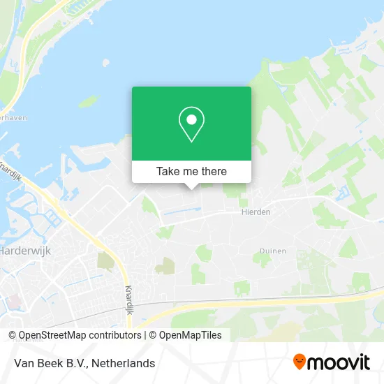 Van Beek B.V. map