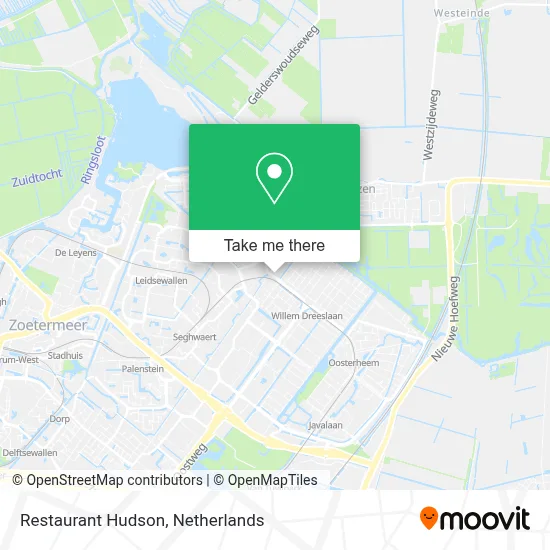 Restaurant Hudson map