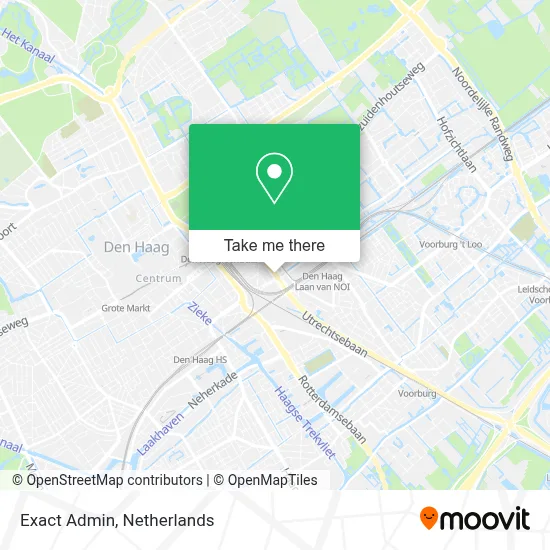 Exact Admin map