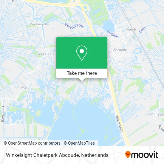 Winkelsight Chaletpark Abcoude map
