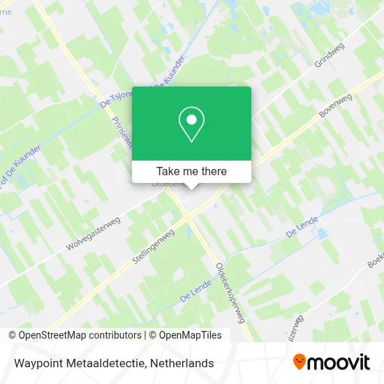 Waypoint Metaaldetectie map