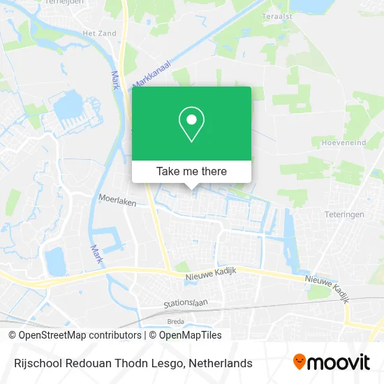 Rijschool Redouan Thodn Lesgo map