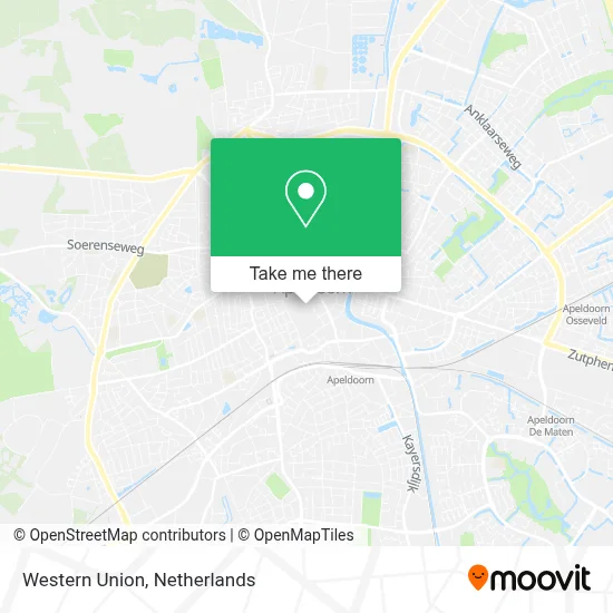 Western Union map