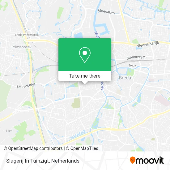 Slagerij In Tuinzigt map
