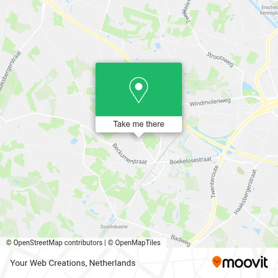 Your Web Creations map