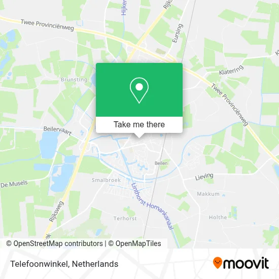 Telefoonwinkel map