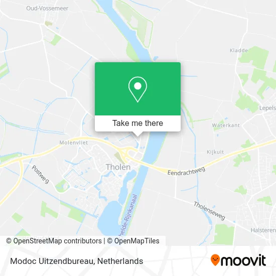 Modoc Uitzendbureau map