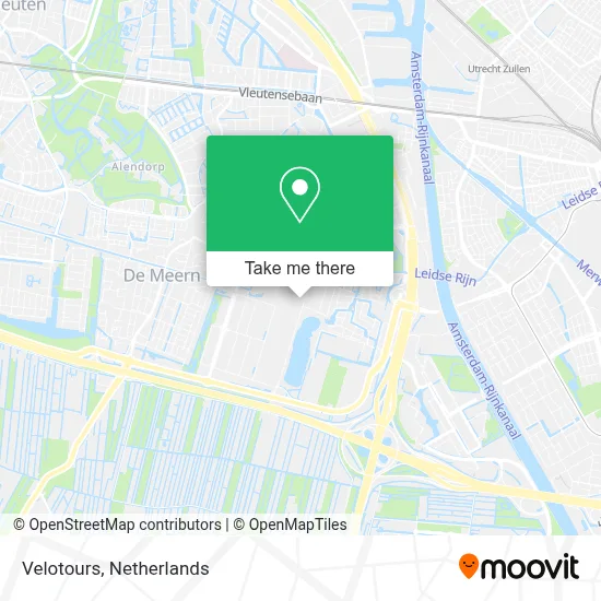 Velotours map