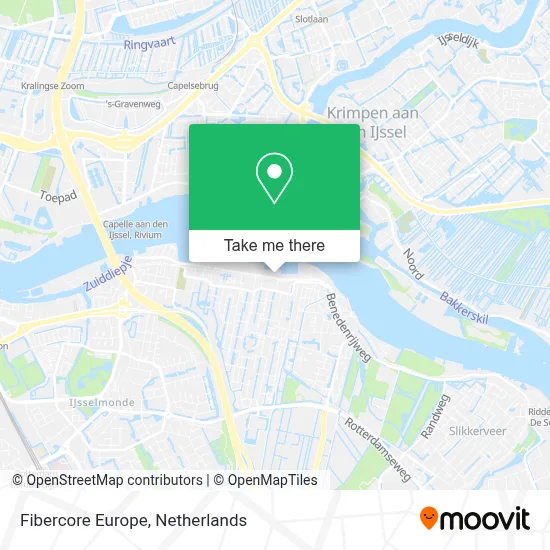 Fibercore Europe map