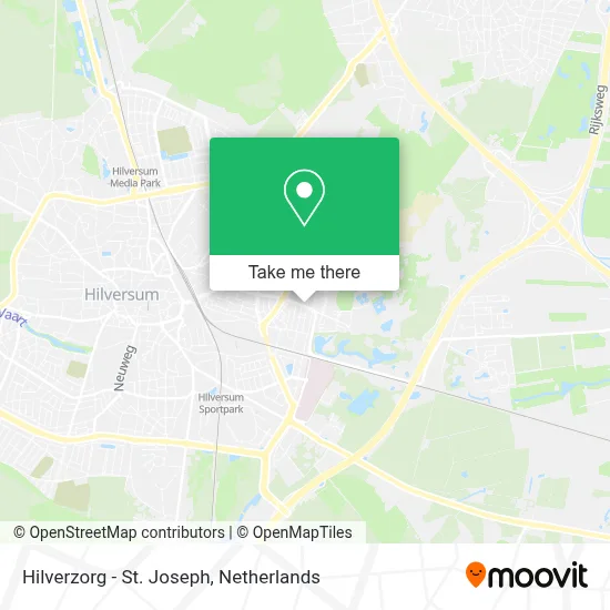 Hilverzorg - St. Joseph map