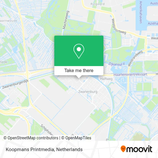 Koopmans Printmedia map