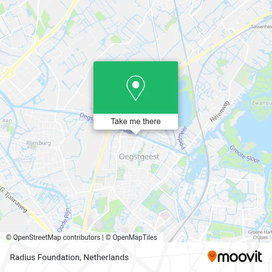Radius Foundation map