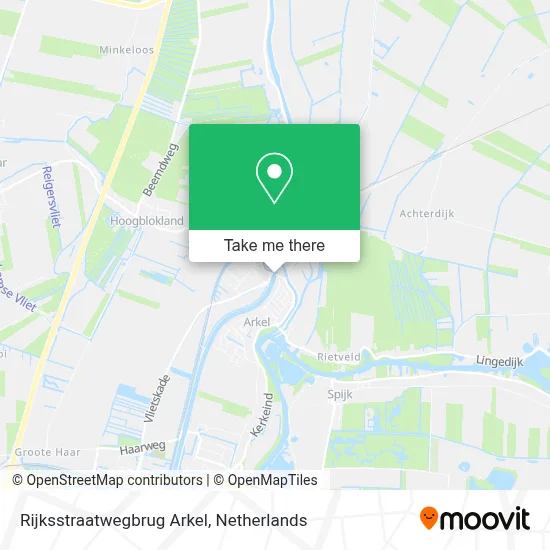 Rijksstraatwegbrug Arkel map