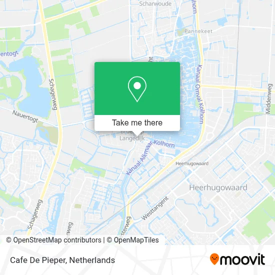 Cafe De Pieper map