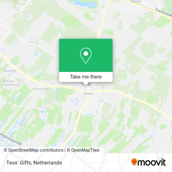 Tess' Gifts map