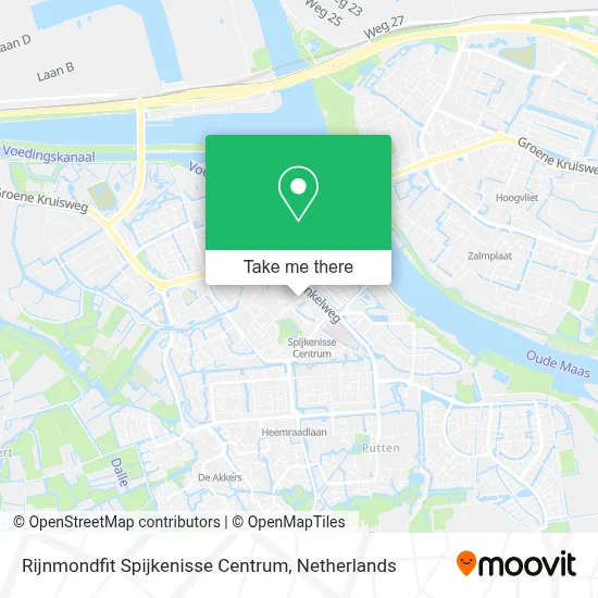 Rijnmondfit Spijkenisse Centrum map