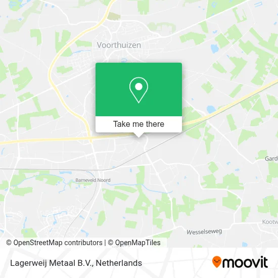 Lagerweij Metaal B.V. map