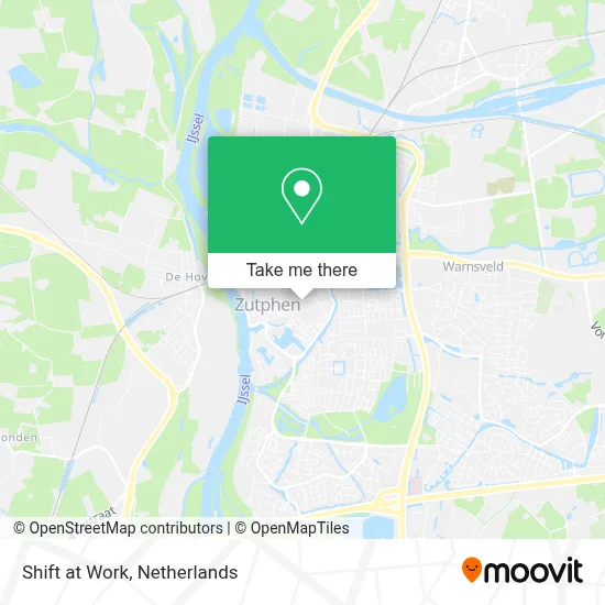 Shift at Work map