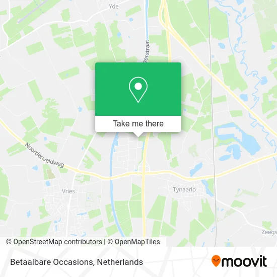 Betaalbare Occasions map