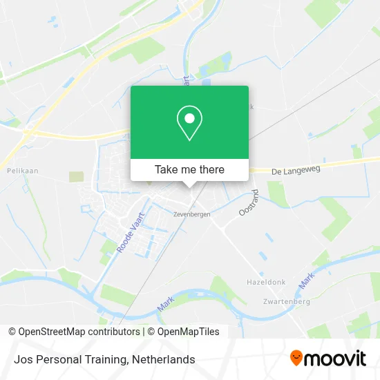 Jos Personal Training map