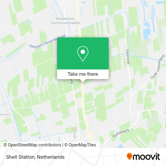 Shell Station map