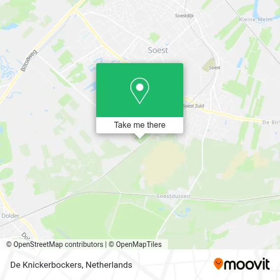 De Knickerbockers map