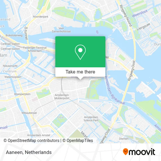 Aaneen map