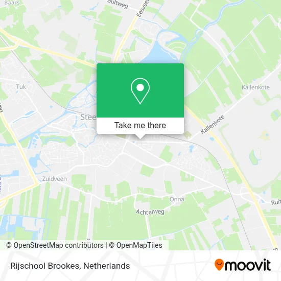 Rijschool Brookes map