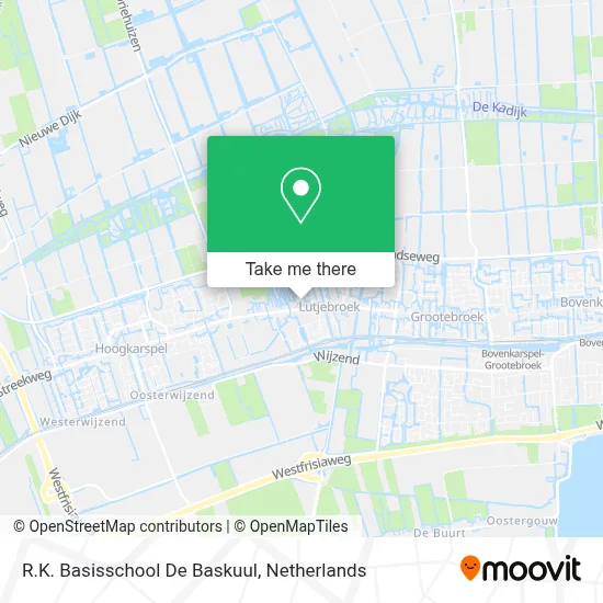 R.K. Basisschool De Baskuul map