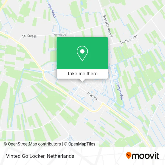 Vinted Go Locker map