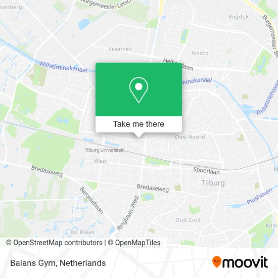 Balans Gym map