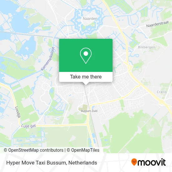 Hyper Move Taxi Bussum map