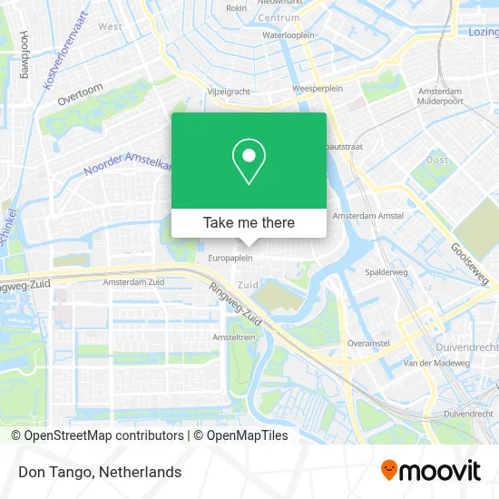 Don Tango map