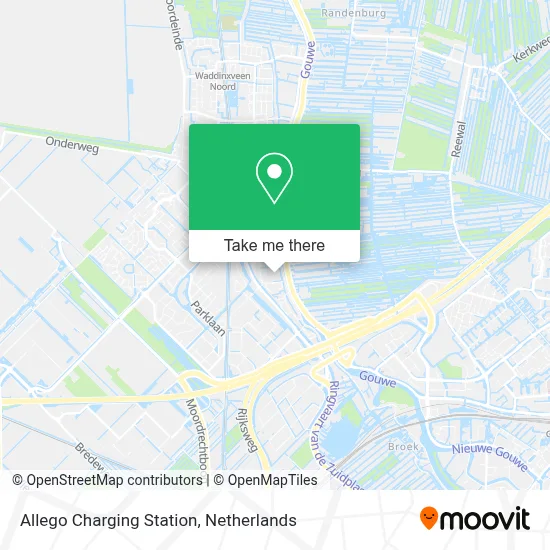 Allego Charging Station map