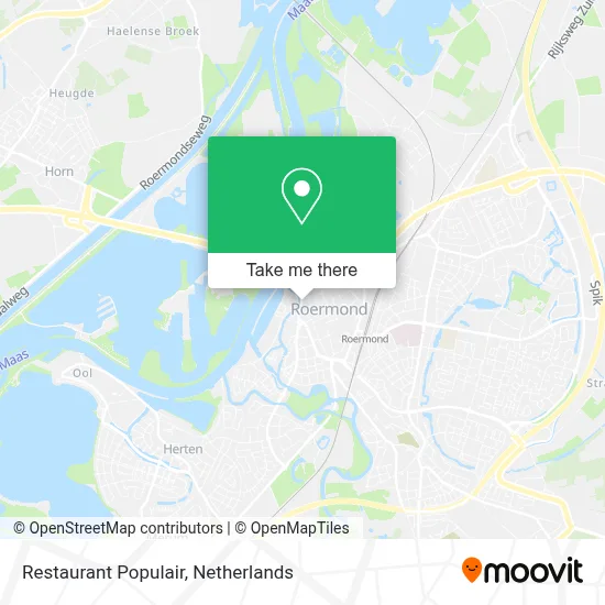 Restaurant Populair map