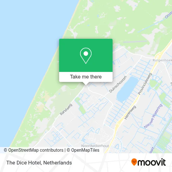 The Dice Hotel map
