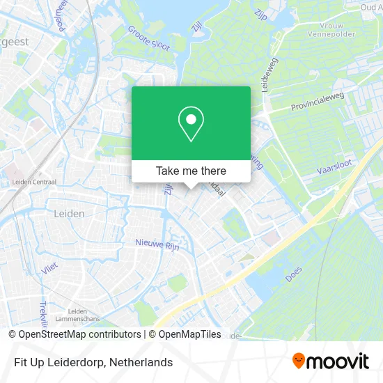 Fit Up Leiderdorp map