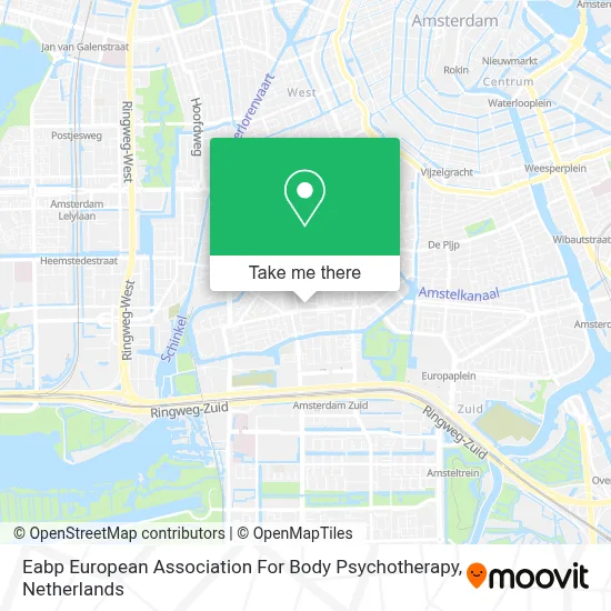 Eabp European Association For Body Psychotherapy map
