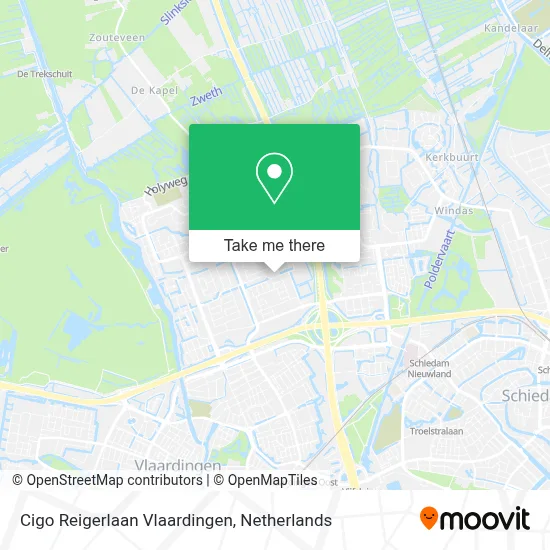 Cigo Reigerlaan Vlaardingen map