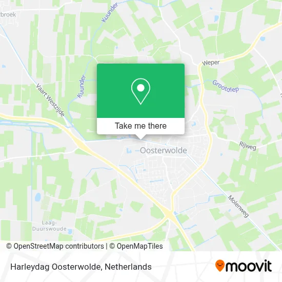 Harleydag Oosterwolde map